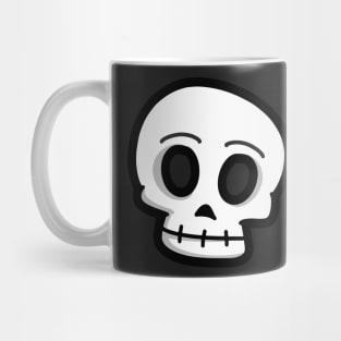 Skull I Live Inside Your Face Bones Funny Halloween Mug